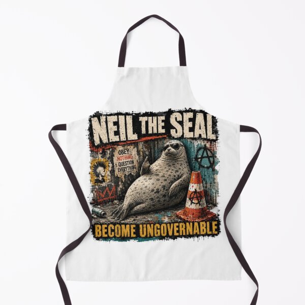 Item preview, neil the seal designed and sold by dianadouri.