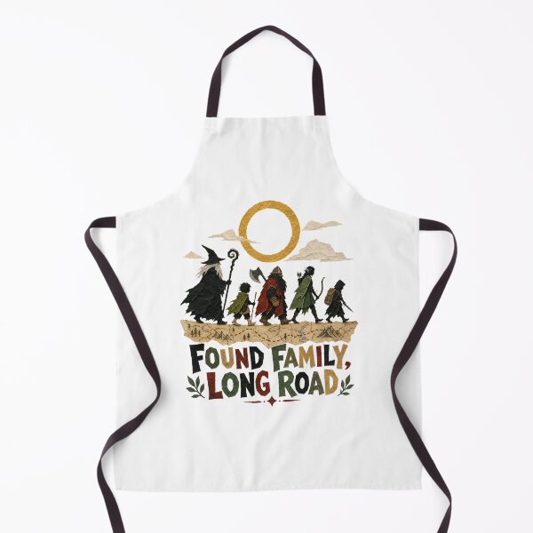 Item preview, Found Family Long Road Fantasy Fellowship Silhouette designed and sold by Fenay Designs.