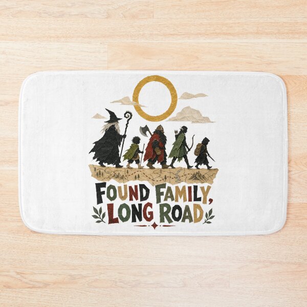 Item preview, Found Family Long Road Fantasy Fellowship Silhouette designed and sold by Fenay Designs.