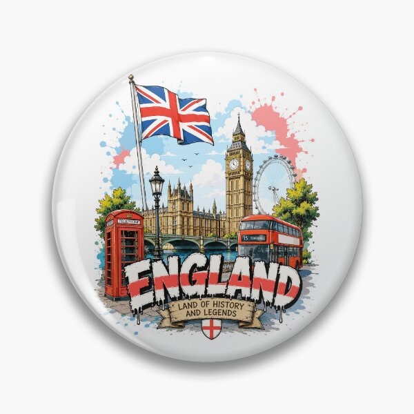 Item preview, England Urban Graffiti Travel Vintage Design designed and sold by AtuqStudio.
