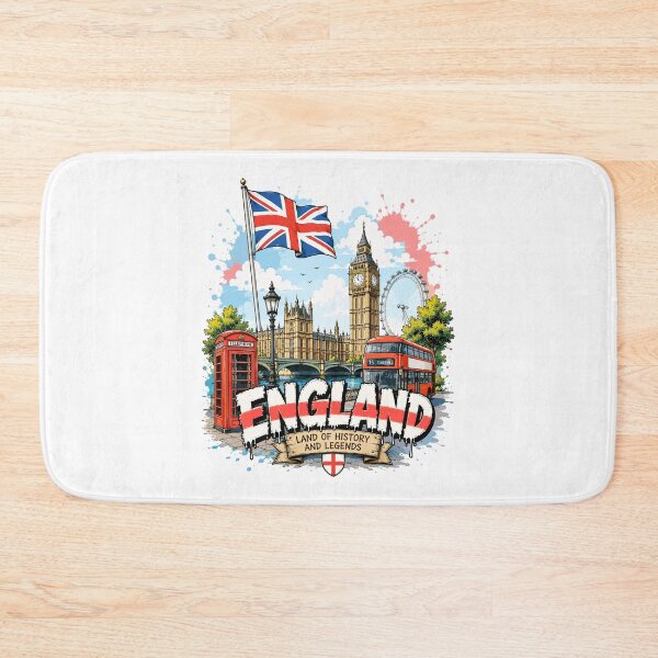 Item preview, England Urban Graffiti Travel Vintage Design designed and sold by EdwinkOne.