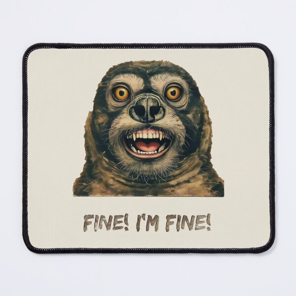 Item preview, Emotionally Stable Seal? Yeah... Right. | Fine! I'm Fine! Funny Animal Meme designed and sold by just-quotes.