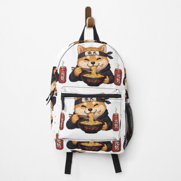 Item preview, Cute Shiba Inu Eating Ramen designed and sold by DailyDoodlesBySumbul.