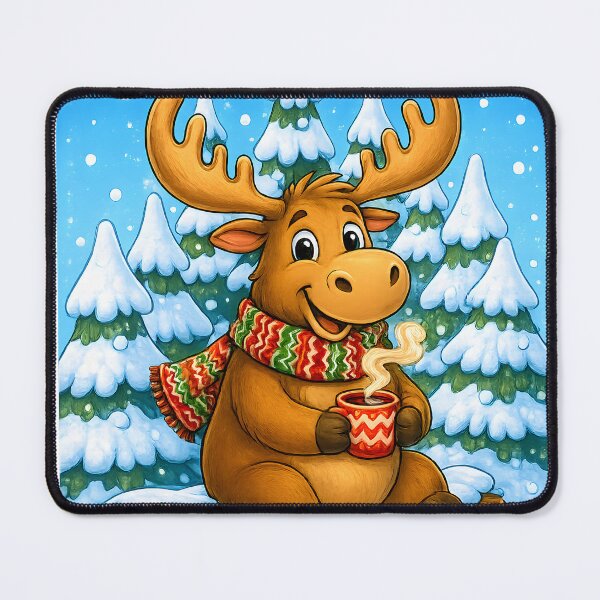 Item preview, Winter Moose | Hot Cocoa Forest Adventure designed and sold by Clothes With Smiling Animals Walt Gral.