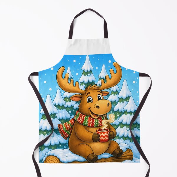 Item preview, Winter Moose | Hot Cocoa Forest Adventure designed and sold by Clothes With Smiling Animals Walt Gral.