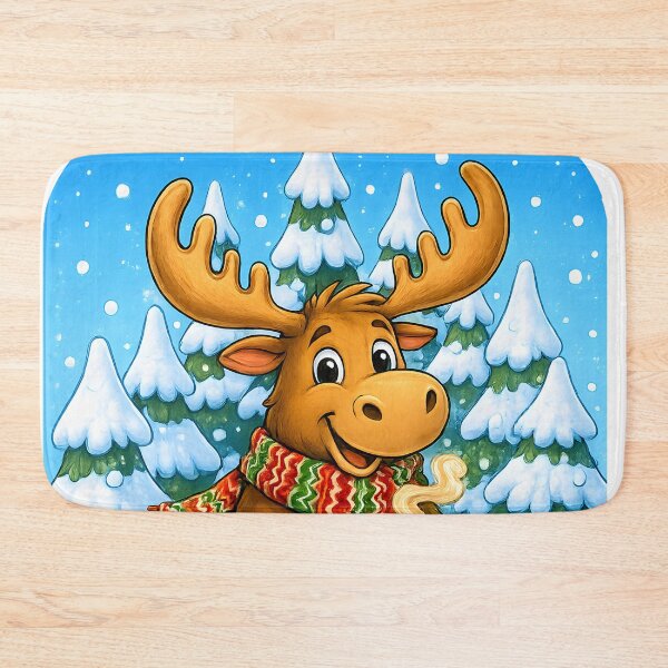 Item preview, Winter Moose | Hot Cocoa Forest Adventure designed and sold by Clothes With Smiling Animals Walt Gral.