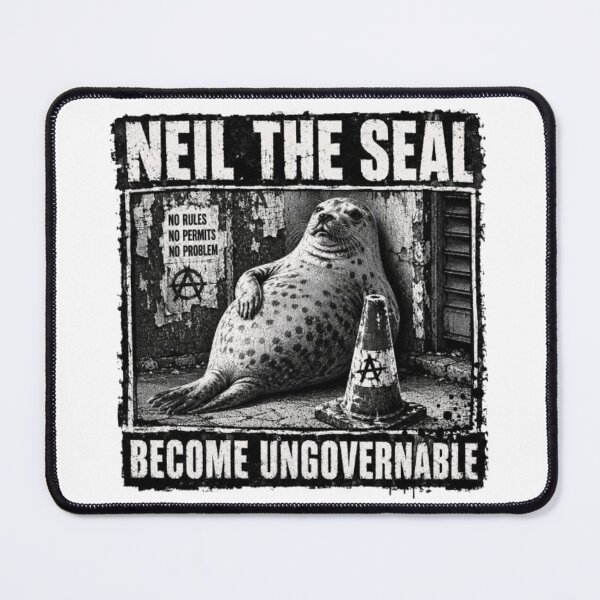 Item preview, neil the seal designed and sold by dianadouri.