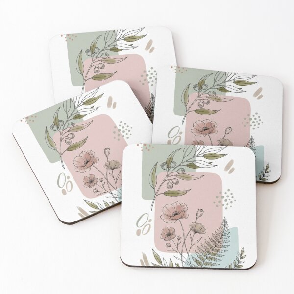 Item preview, Abstract Botanical Floral Leaves designed and sold by NNCollection.