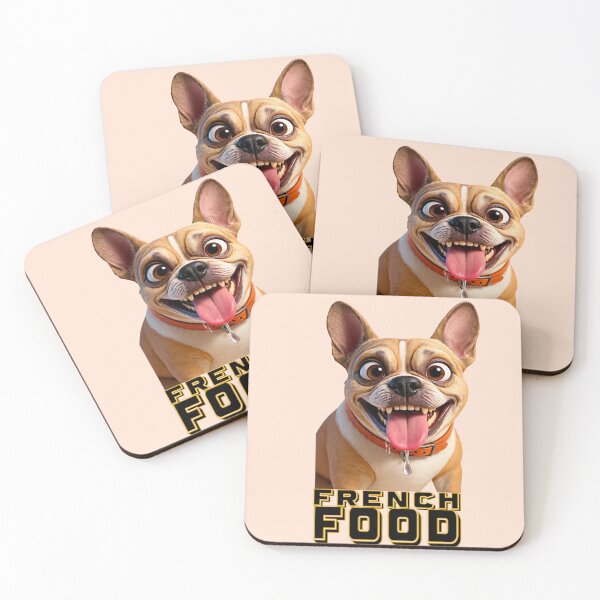 Item preview, French Bulldog FRENCH FOOD  designed and sold by SmARTNiki.