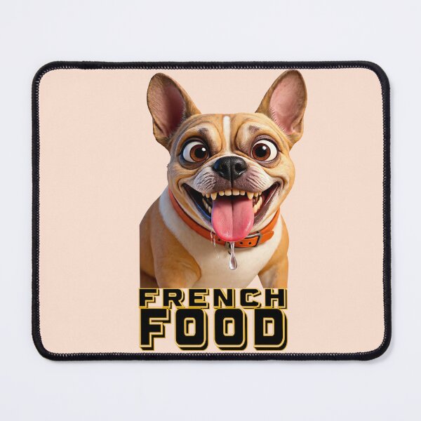 Item preview, French Bulldog FRENCH FOOD  designed and sold by SmARTNiki.