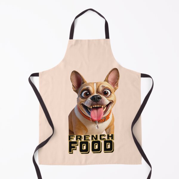 Item preview, French Bulldog FRENCH FOOD designed and sold by SmARTNiki.