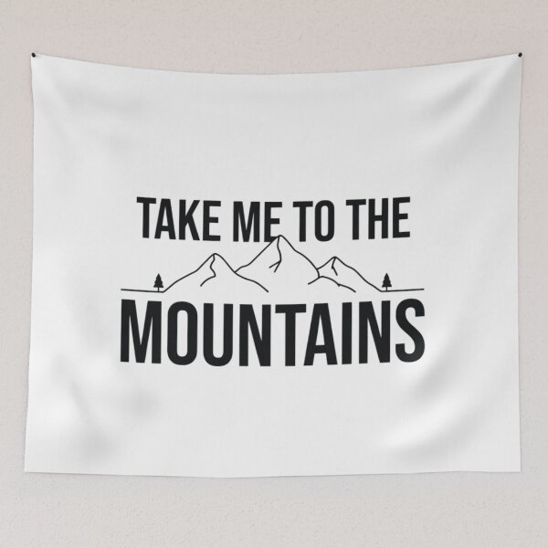 Item preview, Take Me to the Mountains – Minimalist Line Art designed and sold by Gabe1983.