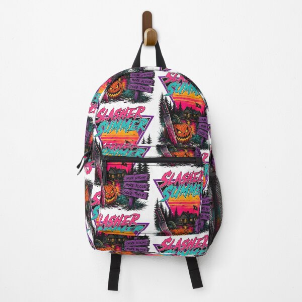 Item preview, Slasher Summer Retro Horror Camp Vintage Sunset Halloween Mashup designed and sold by DarylPope.