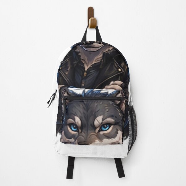 Item preview, Cool Rebel Wolf with Headphones designed and sold by DailyDoodlesBySumbul.