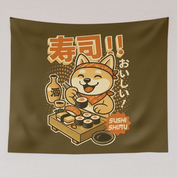 Item preview, Sushi Shimu Dks designed and sold by Alema Art.