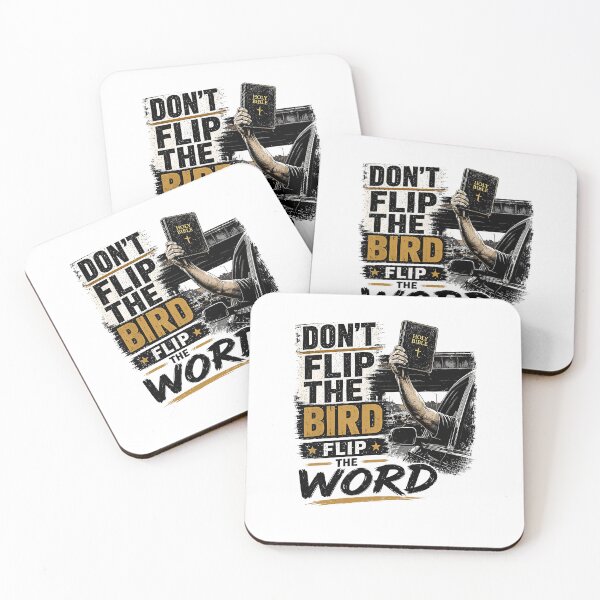 Item preview, Don't Flip The Bird Flip The Word Christian Faith designed and sold by DarylPope.