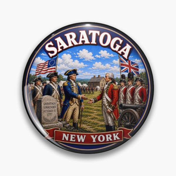 Item preview, Saratoga, New York - Revolutionary War designed and sold by Myra365Art.