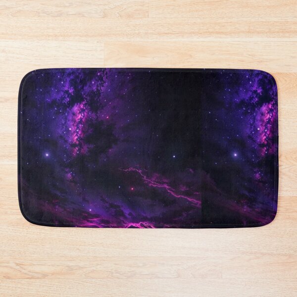 Item preview, Neon purple space galaxy planets and starry night beach vacation designed and sold by cocomelon168.
