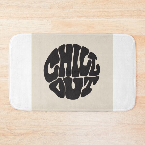Item preview, Chill Out Retro Bubble Text designed and sold by NNCollection.