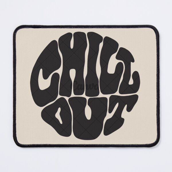 Item preview, Chill Out Retro Bubble Text designed and sold by NNCollection.
