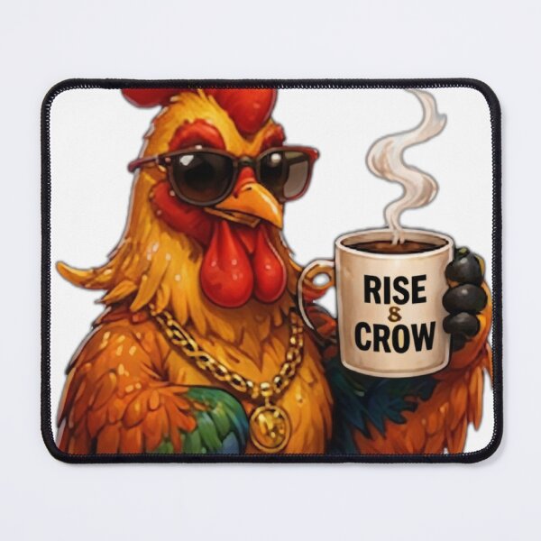 Item preview, Cool Coffee Rooster with Sunglasses designed and sold by DailyDoodlesBySumbul.