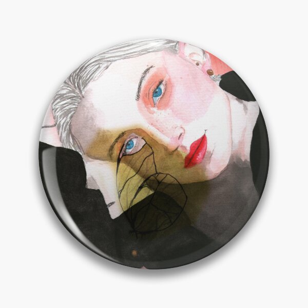 Item preview, Expressionist Portrait Melancholy and Shadowy Woman designed and sold by Mvicen.