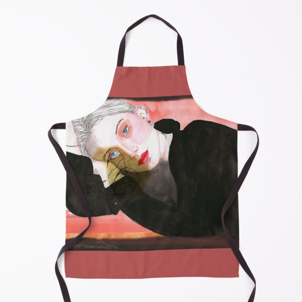 Item preview, Expressionist Portrait Melancholy and Shadowy Woman designed and sold by Mvicen.