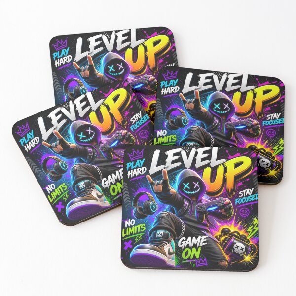 Item preview, Level Up Neon Gaming Avatar designed and sold by AgnesB77.
