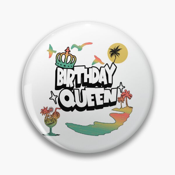 Item preview, Birthday Queen designed and sold by ThemeShark.