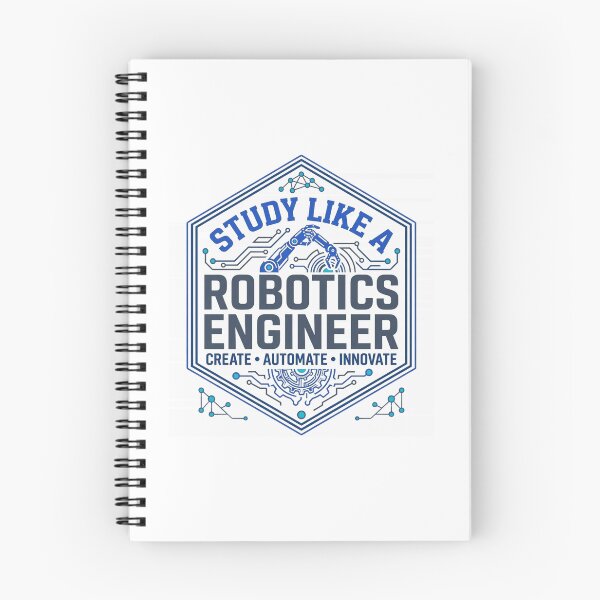 Item preview, Study Like a Robotics Engineer | STEM Engineering Student Gift T-Shirt designed and sold by Amr Darwish Graphic designer.