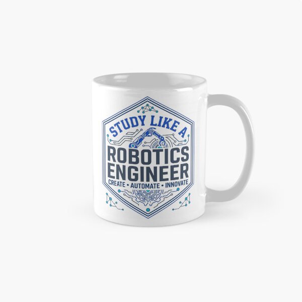 Item preview, Study Like a Robotics Engineer | STEM Engineering Student Gift T-Shirt designed and sold by Amr Darwish Graphic designer.