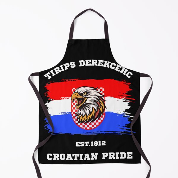 Item preview, Croatia Checkered Spirit Croatian Pride Eagle Graphic designed and sold by WildTrace.