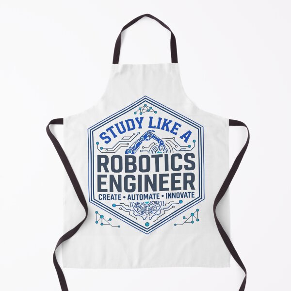 Artikelvorschau, Studiere wie ein Robotikingenieur | Geschenk-T-Shirt für MINT-Studenten entworfen und verkauft von Amr Darwish Graphic designer.
