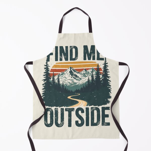 Item preview, Find Me Outside Vintage Mountain Adventure | Hiking Camping Nature Retro T-Shirt designed and sold by Digital_products_0111.