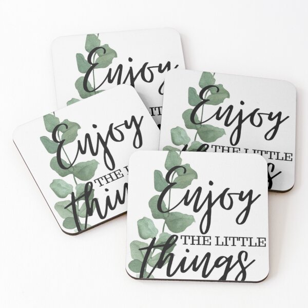 Item preview, Enjoy The Little Things Eucalyptus designed and sold by NNCollection.