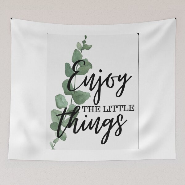 Item preview, Enjoy The Little Things Eucalyptus designed and sold by NNCollection.
