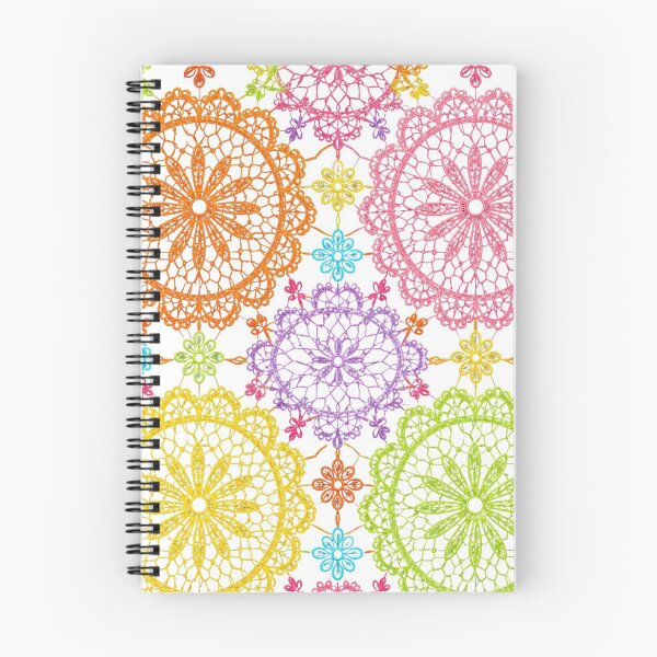 Item preview, Paraguay Ñandutí Lace Pattern - Colorful Folk Art designed and sold by Myra365Art.