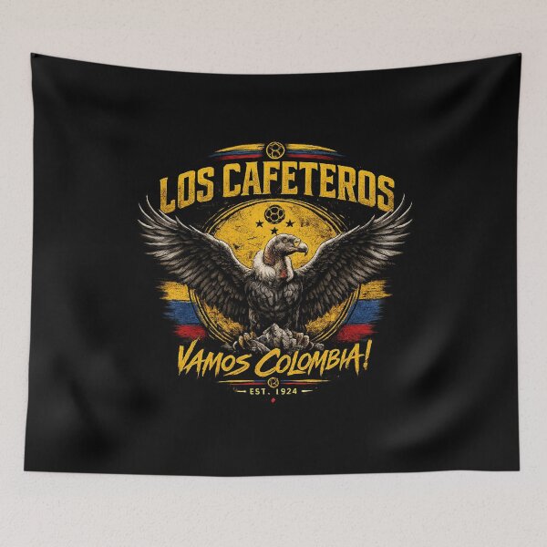 Item preview, Colombia Football T-Shirt | Los Cafeteros | Andean Condor Football Fan Graphic Tee designed and sold by WildTrace.