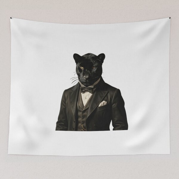 Item preview, Black Panther face and male human body designed and sold by The best online style shop.