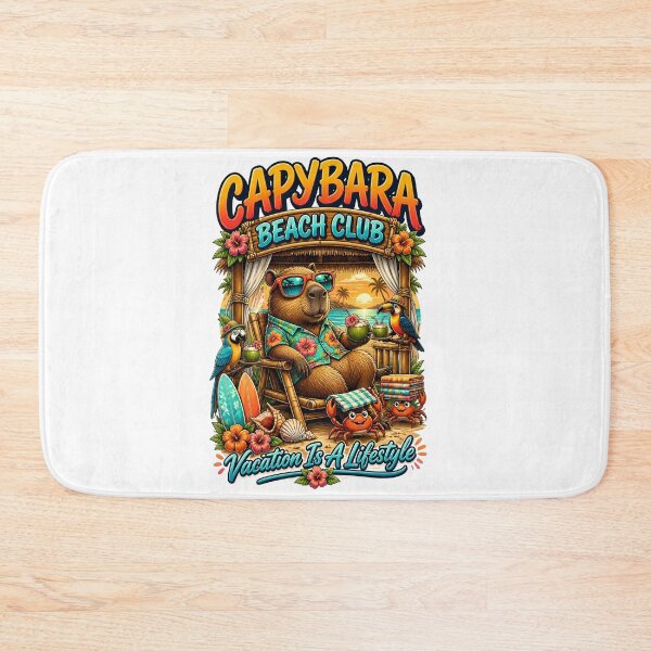 Item preview, Capybara Beach Club Vacation Lifestyle designed and sold by Sovereign Supply Co..