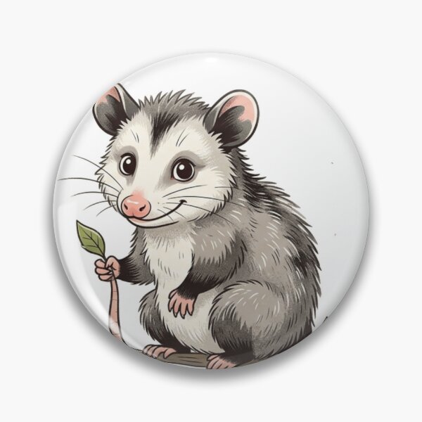 Item preview, Cute Possum on Branch Illustration designed and sold by Alta-store.