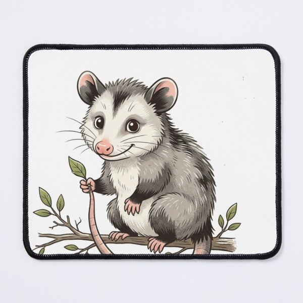 Item preview, Cute Possum on Branch Illustration designed and sold by Alta-store.