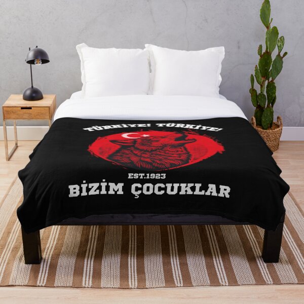 Item preview, Türkiye Football T-Shirt | Biz Büyük Türkiyeyiz | Grey Wolf Football Fan Graphic Tee designed and sold by WildTrace.