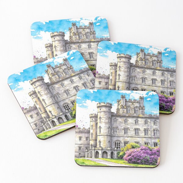 Item preview, Watercolour illustration of Taymouth Castle, Kenmore, Scotland designed and sold by davidelder.
