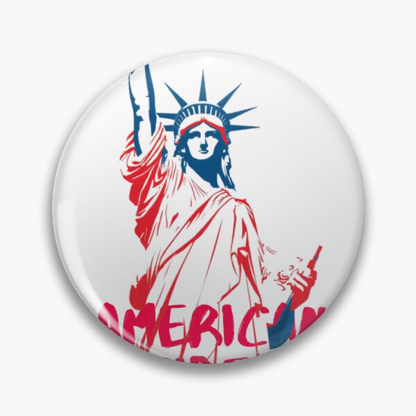 Item preview, Statue of Liberty American Vibes designed and sold by NovixaArt.