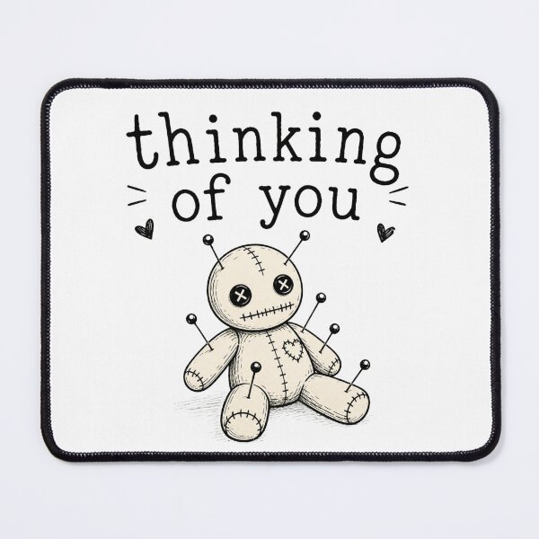 Item preview, Thinking of You Voodoo Doll | Funny Dark Humor Gothic Cute Creepy designed and sold by Arismatica Design.