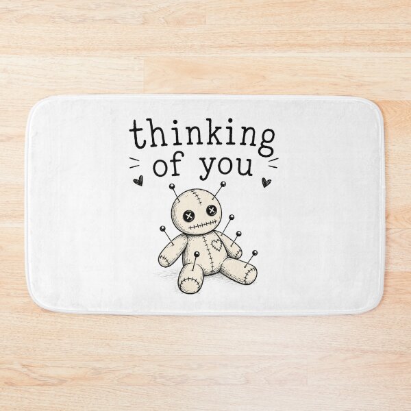 Item preview, Thinking of You Voodoo Doll | Funny Dark Humor Gothic Cute Creepy designed and sold by Arismatica Design.