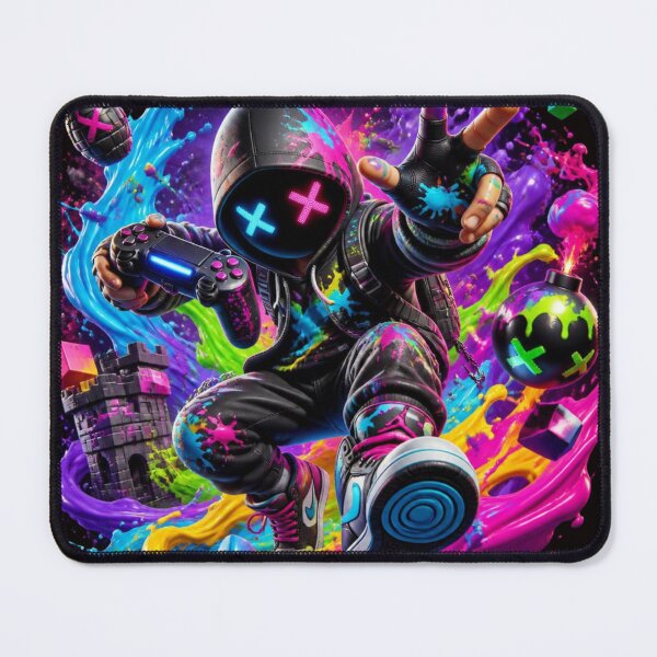 Item preview, Neon Splash Gamer Avatar designed and sold by AgnesB77.