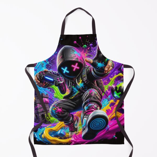 Item preview, Neon Splash Gamer Avatar designed and sold by AgnesB77.