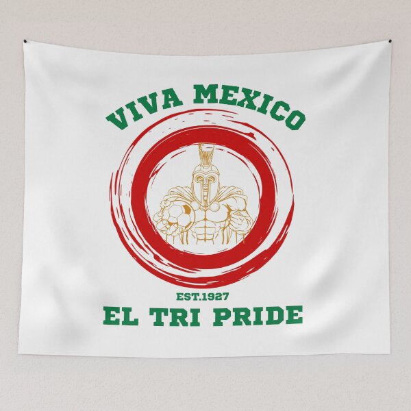 Artikelvorschau, Viva Mexico Aztec Warrior Football Grafik entworfen und verkauft von WildTrace.